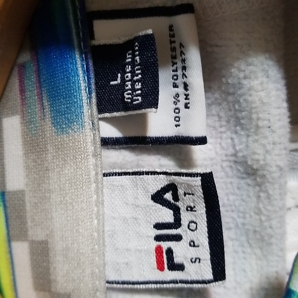 Fila Sport Size Large Quarter Zip - Picture 10 of 10
